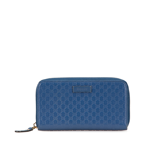 Pre-Loved Gucci Microguccissima Zip Around Long Wallet - Picture 1 of 12